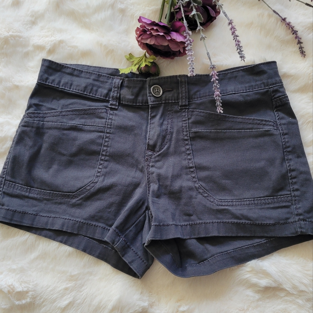 UNIONBAY Blue Gray Cargo Shorts with Tailored Fit